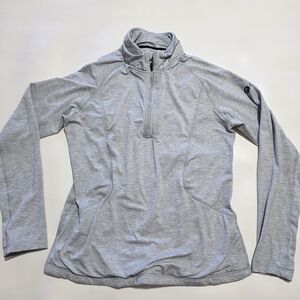 Oros Solar Core Athletic Top Women's Size M Blue 1/4 Zip Foam Insulated.